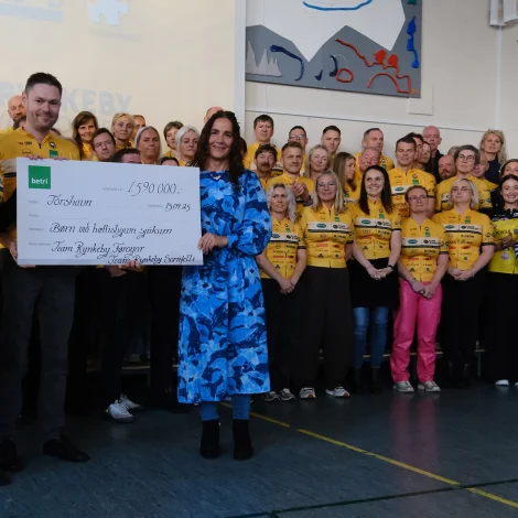 Team Rynkeby samlaði kr. 1.590.000 inn í ár