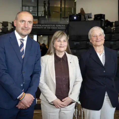 Myndir: Ulrike og Guðni heiðursdoktarar