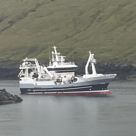 Vesturbúgvin hevur landað í Aalesund