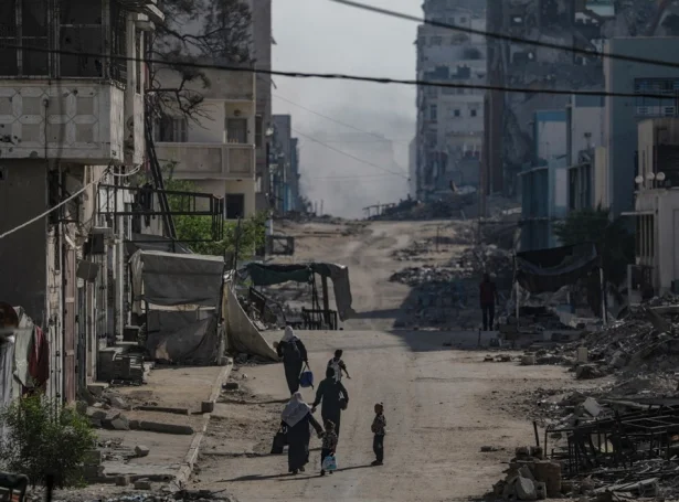 Gaza býur (Mynd: EPA)