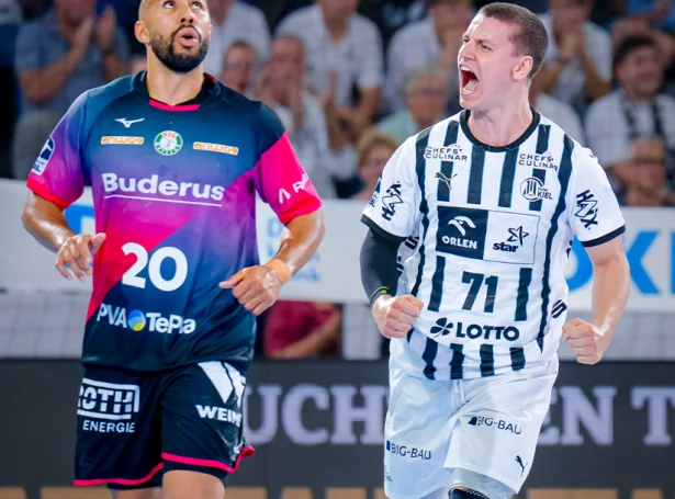Elias Ellefsen á Skipgagøtu hevur havt ein framúr september mánaða (Mynd: THW Kiel)
