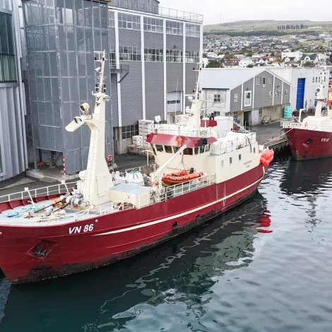 Túgvusteinur og Thor landa í Havn