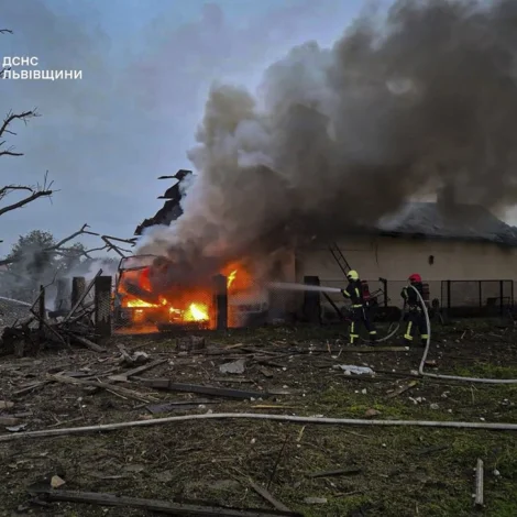 Russland sent 500 dronur og 50 rakettir yvir Ukraina í nátt