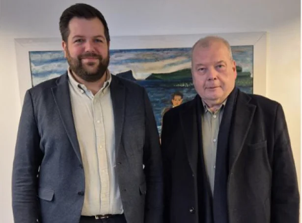 Eirikur í Jákupsstovu og Tórbjørn Jacobsen (Mynd: ammr.fo)
