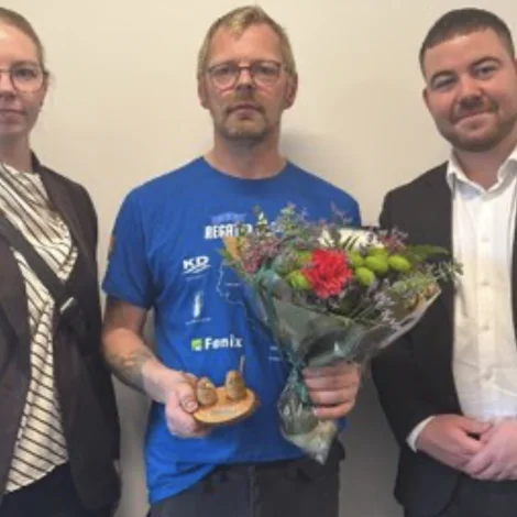 Jens Eli Jacobsen 20 ára starvsdag