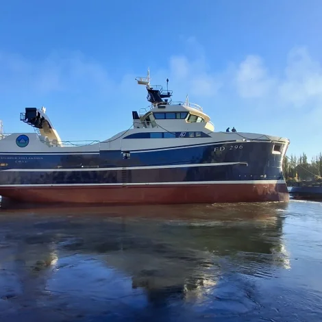 Sjúrður Tollaksson sleipast til Skagen