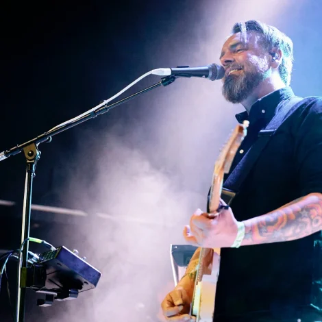 Marius Ziska á Føroya størsta jólaborðhaldi