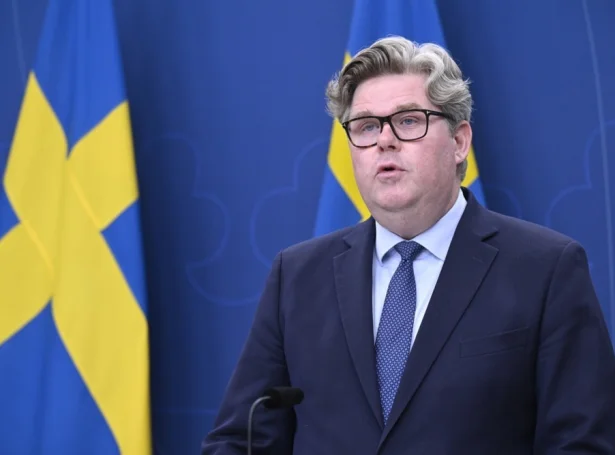 Svenski løgmálaráðharrin, Gunnar Strömmer (Mynd: EPA)