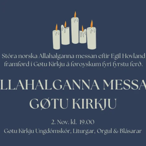 Allahalganna messa í Gøtu Kirkju
