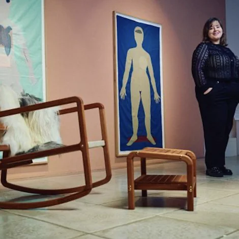 Nýútbúgvin føroyskur snikkari slapp at sýna stól sín á Trapholt