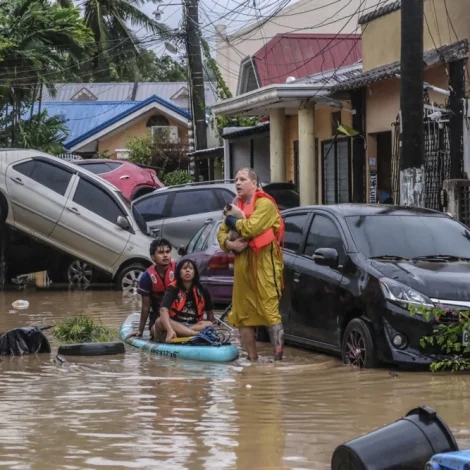 Stórar oyðileggingar eftir ódn á Filipsoyggjum