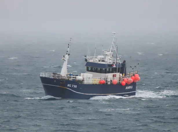 Anru kom á Havnina fyrrapartin í dag (Mynd: Kiran Jóanesarson)