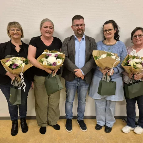 Fýra 25 ára starvsdagar í Sjóvar kommunu