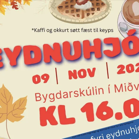 Eydnuhjól verður í Miðvági sunnudagin