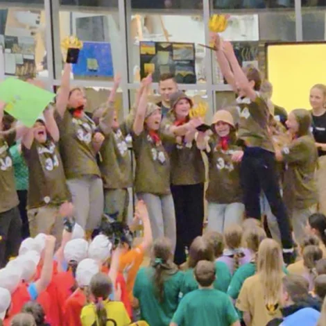 Fleiri hundrað børn og ung úr øllum Føroyum kappaðust