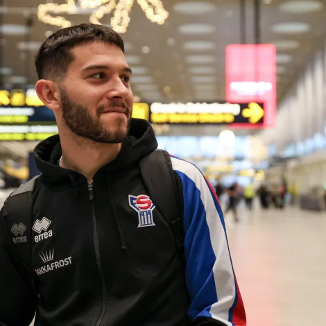 Géza Dávid Turi í Kastrup fyrrapartin (Mynd: Sverri Egholm)