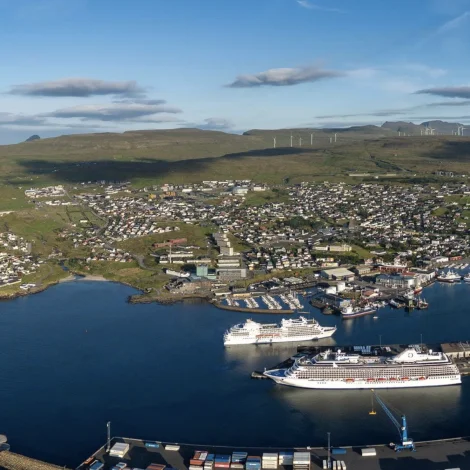 Cruise sesongin er av fyri í ár