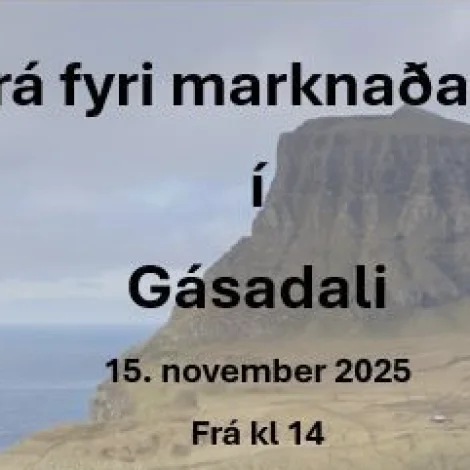 Marknaðardagur verður í Gásadali