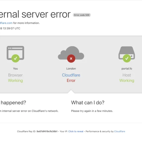 Heimasíður kring allan heimin trupulleikar - Portalurin eisini raktur