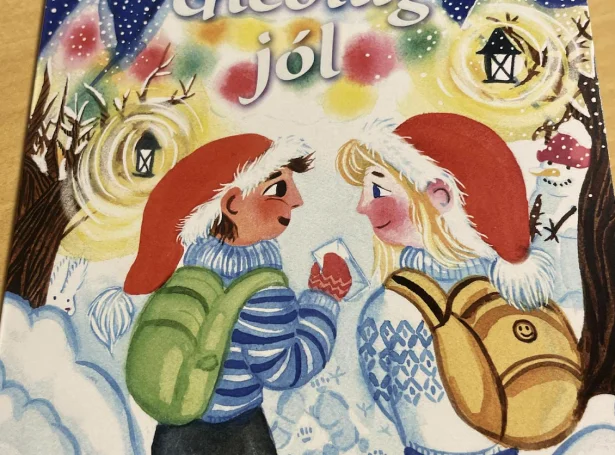 Lena Nicolajsen hevur teknað ársins jólakort