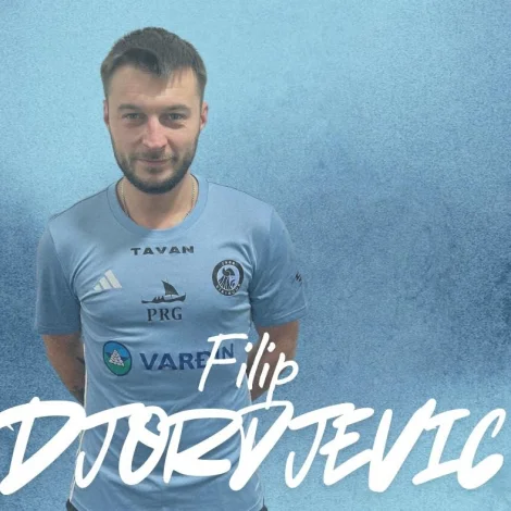 Filip Djordjevic var við at vinna tvey FM, steypakappingina fýra ferðir og til at koma víðari í Evropa fýra ferðir, fyrru ferð hann var í Víkingi. Hann og Mikkel Hyllegaard eru lagdir afturat hópinum hjá Víkingi í vikuni (Mynd: Víkingur)