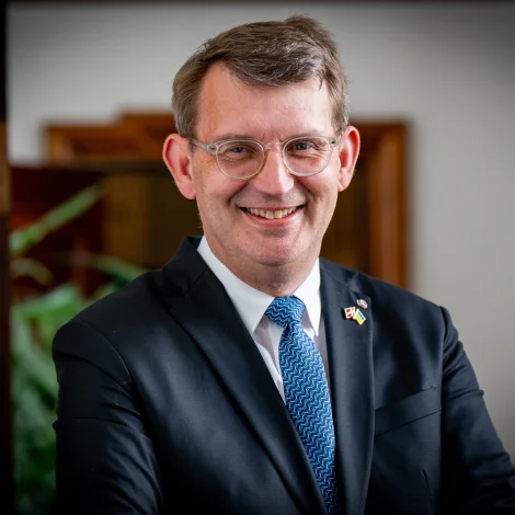 Danski verjumálaráðharrin á vitjan