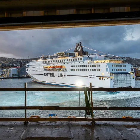 Reisigildi í nýggja bygninginum hjá Smyril Line