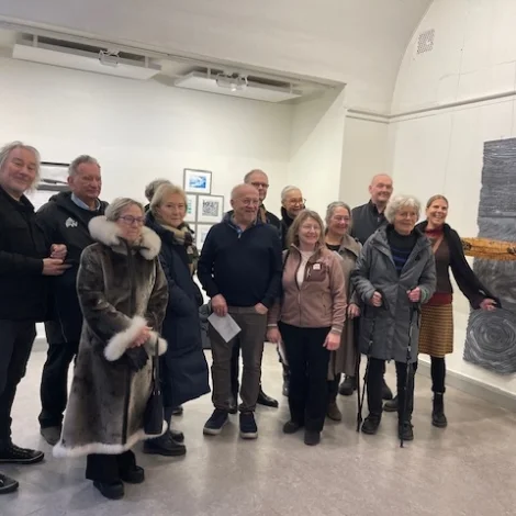 Myndir: Stórur áhugi fyri føroyskari grafikkframsýning í Stockholm