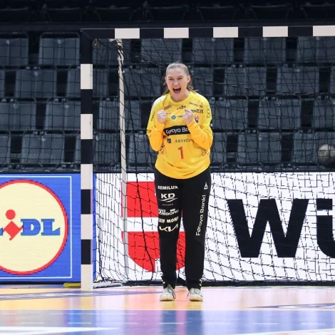 Annika Fríheim - besti føroyingur í fyrra hálvleiki (Mynd: Sverri Egholm)