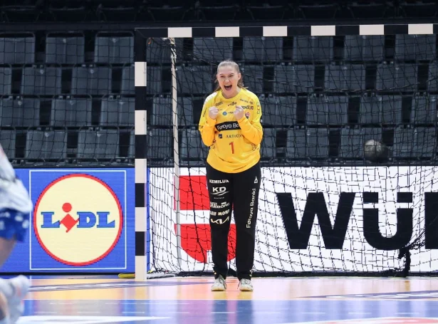 Annika Fríheim - besti føroyingur í fyrra hálvleiki (Mynd: Sverri Egholm)