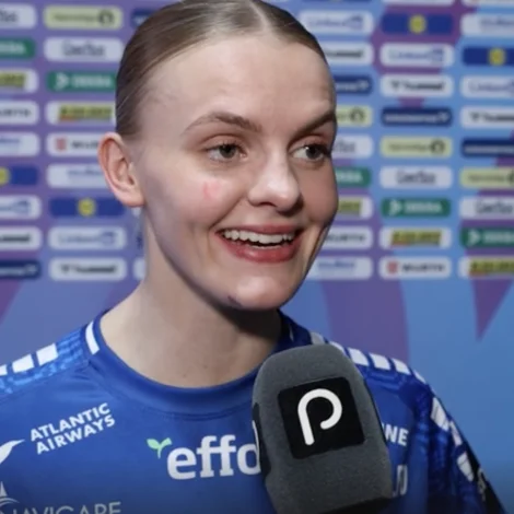 Marianna: - Vit høvdu tamarhald á støðuni tað mesta av dystinum Thumbnail