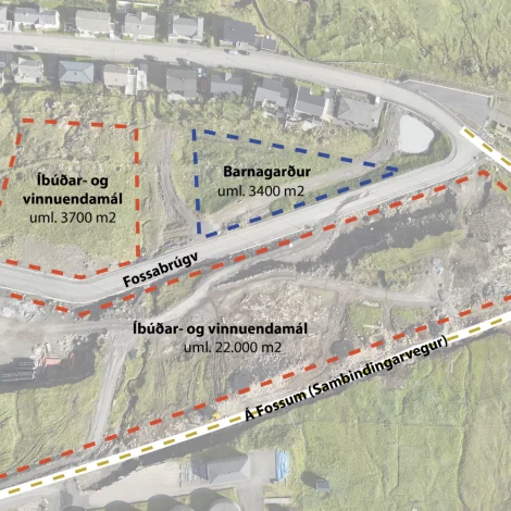 Stórt bústaðarøki á Fossum