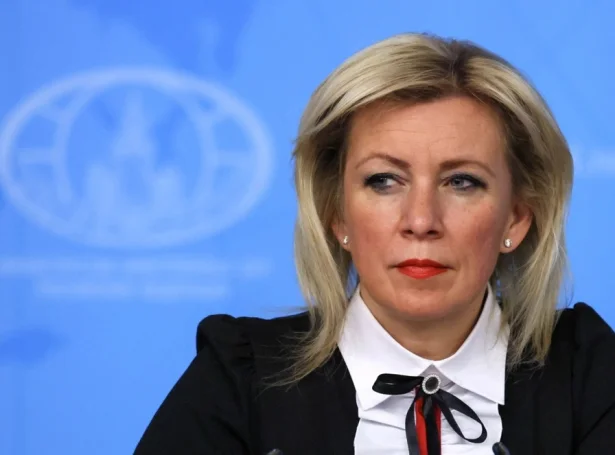 Maria Zakharova, talsfólk hjá russiska uttanríkismálaráðnum (Mynd: EPA)