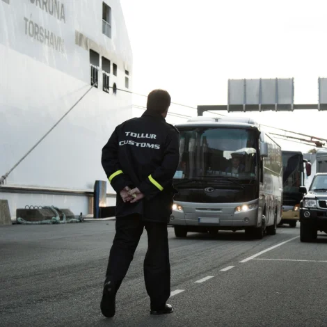 TAKS avdúkað smugling við fraktskipi