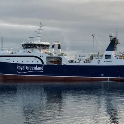 Jólaheilsan frá M/tr Avataq