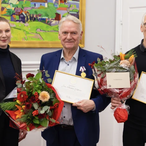 Jens Christian og Gudmund fingið gullheiðurstekin Tórshavnar býráðs