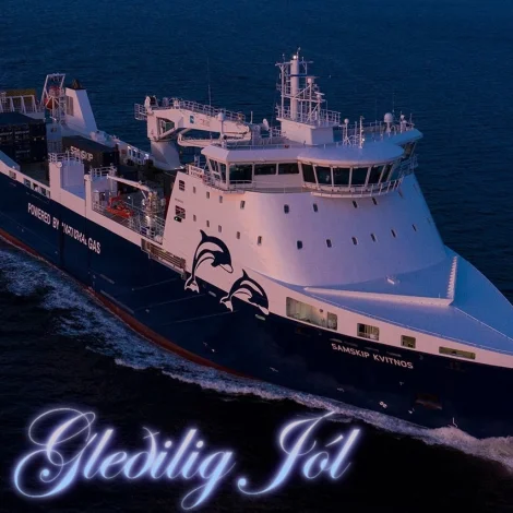 Jólaheilsan frá Samskip Kvitnos