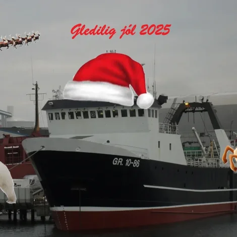 Jólaheilsan frá Grønlenska rækjutrolaranum POLAR ARFIVIK