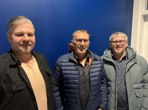 Esmar Mikkelsen, John Frank Haraldsen og Erling Jacobsen allir nývaldir (Mynd: Føroya Fiskimannafelag)