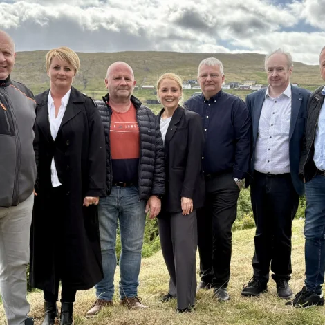 Sára, Anja og Janus vóru til allar fundirnar í Vestmanna kommunu