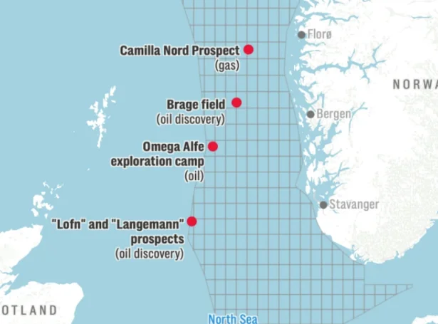 Oljuleitingin í norska partinum av Norðsjónum var ein tann størsta nakrantíð, um somu tíð sum hon var tann ringasta í bretska partinum.
