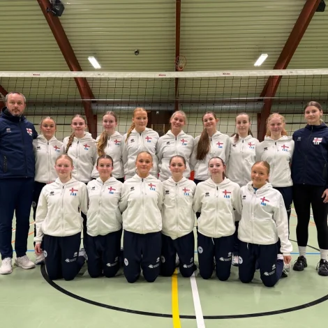 U18 landsliðið við gentum til EM undankapping