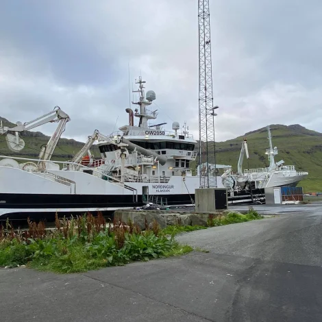 Norðingur landar til Pelagos