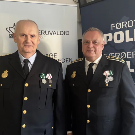 Heiðurstekin til starvsfólk hjá løgregluni