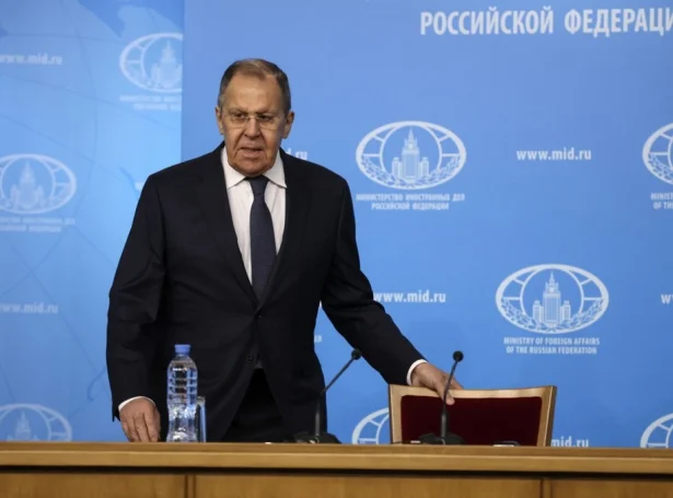 Sergej Lavrov (Mynd: EPA)