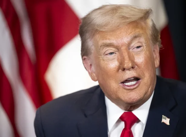 Amerikanski forsetin, Donald Trump (Mynd: EPA)