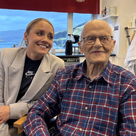 Sigurd Nielsen í Vestmanna 100 ár