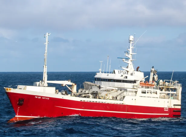 Hoyvík er farin á makrelveiðu í bretskum sjógvi (Savnsmynd: Kiran Jóanesarson)