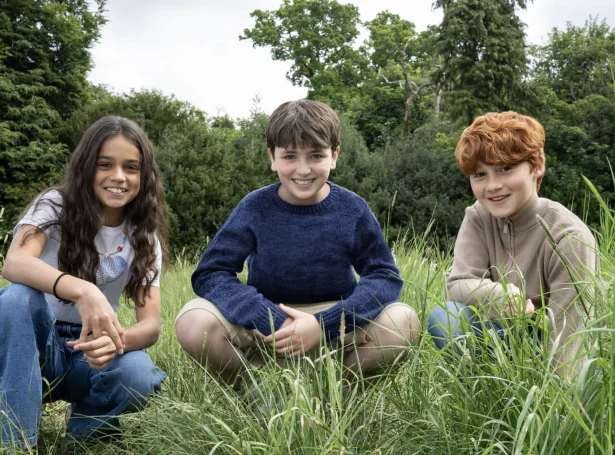 Arabella Stanton (Hermione), Dominic McLaughlin (Harry), og Alastair Stout (Ron) - (Mynd: Warner Bros)