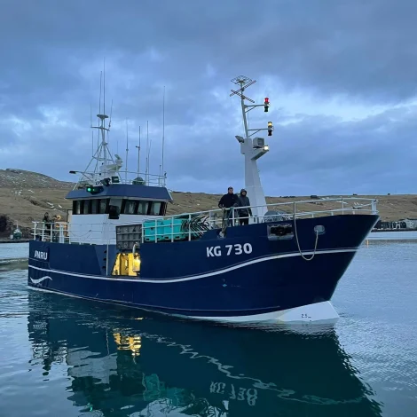 Anru landar í Leirvík